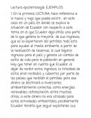 Lectura epistemología: EJEMPLOS