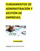 FUNDAMENTOS DE ADMINISTRACIÓN Y GESTIÓN DE EMPRESAS