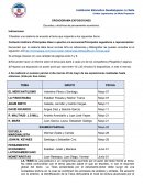 CRONOGRAMA EXPOSICIONES