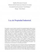 Ensayo sobre la propiedad industrial. Ministerio del Poder Popular para la Educación Universitaria