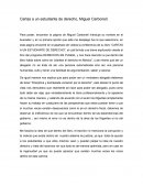 Cartas a un estudiante de derecho, Miguel Carbonell