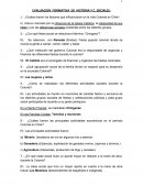 EVALUACION FORMATIVA DE HISTORIA Y C. SOCIALES