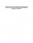 Impacto de la contaminación ambiental en la salud: Estudio en el barrio El Poblado, Montería