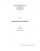 CELEBRACIÓN DE DÍA DE MUERTOS