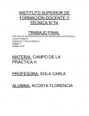 PRÁCTICAS DE INVESTIGACIÓN EDUCATIVA, OBSERVACIÓN INSTITUCIONAL Y AÚLICA INTENSIVA.