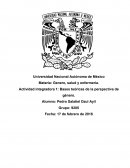 Actividad integradora 1: Bases teóricas de la perspectiva de género.