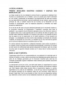 PRIMERO MODELAMOS NUIESTRAS CIUDADES Y DESPUES NOS MODELAN ELLAS: