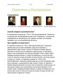 Cuándo empezó el preclasicismo?