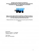 PROYECTO PANEL SOLAR