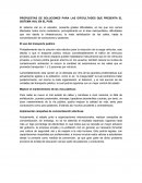 PROPUESTAS DE SOLUCIONES PARA LAS DIFICULTADES QUE PRESENTA EL SISTEMA VIAL EN EL PAÍS.