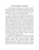 Como va el Estatuto estudiantil