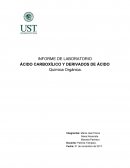 Ácido carboxílico y derivados de ácido