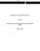 INFORME DEL RESULTADO DEL ANÁLISIS FODA DE UNA EMPRESA MINERA