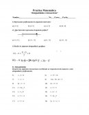 Práctica Matemática “Desigualdades e inecuaciones”