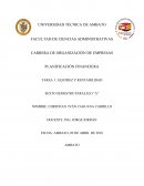 PLANIFICACIÓN FINANCIERA TAREA 1: LIQUIDEZ Y RENTABILIDAD