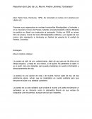 Cuales son los Resumes en del libro el extranjero de Murvin Andino