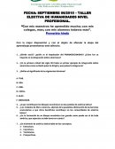 TALLER ELECTIVA DE HUMANIDADES NIVEL PROFESIONAL