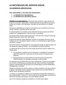 LA NATURALEZA DEL SERVICIO SOCIAL