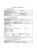 Formulario de ficha ambiental - Transporte de hidrocarburos en Bolivia