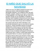 El NIÑO QUE SALVÓ LA NAVIDAD