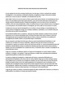 CONSEJOS PRACTICOS PARA REALIZAR UNA INVESTIGACIÓN