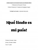 Secuencia de ciencias sociales ¡Qué lindo es mi país!