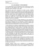 DE LA SOLIDARIDAD Y OTROS DEMONIOS