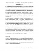 Informe comparativo de comisiones ganadas por las dos unidades de ventas (2017)