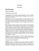 Analisis literario del cuento El hombre de Juan Rulfo