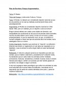 El Rodeo, Plan de Escritura