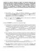 CONTRATO DE CESIÓN DE DERECHOS DE COBRO Y POSICIÓN CONTRACTUAL