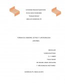 FORMAS DE GOBIERNO, ESTADO Y LAPERONALIDAD