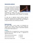 Lectura sobre Obligaciones Laborales