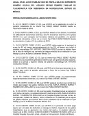 Pliego de posiciones alimentos