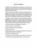 VALOR: LA AMISTAD