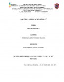 ¿Qué es la educación física?