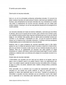 El cambio que quiero realizar Disminución de recursos naturales