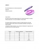 Enunciado balanceo de un alinea de producción