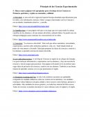 Principio de las Ciencias Experimentales