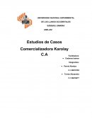 Este estudio se hace con el objetivo de conocer la estructura organizativa de la comercializadora Karolay, para ver las problemáticas de dicha entidad y así buscar soluciones para resolverlos con el fin de tener una mayor eficiencia