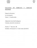 Derecho Romano La monarquía