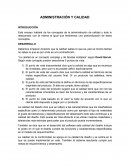 Administración y calidad