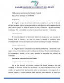 Atribuciones exclusivas del Estado Federal