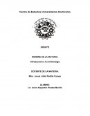 Introducción a la criminología