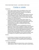 Ejemplo de las Cartas a julieta