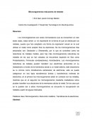 Microorganismos reductores de metales Resumen