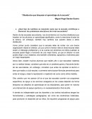 Obstaculos que bloquean el aprendizaje