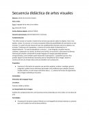 Secuencia de arte visual Duración Aproximada: Aproximadamente 2 semanas.