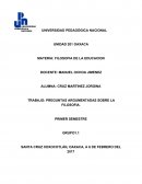 TRABAJO: PREGUNTAS ARGUMENTADAS SOBRE LA FILOSOFIA.