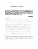 Retos de la educación en el siglo 21